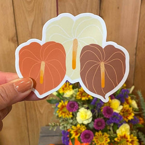 Anthurium Trio Sticker