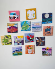 Load image into Gallery viewer, ʻIʻiwi &amp; ʻŌhiʻa Lehua Magnet
