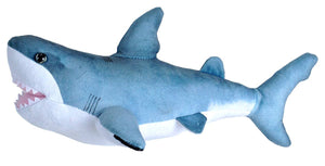 Living Ocean-Mini Great White Shark Stuffed Animal 12"