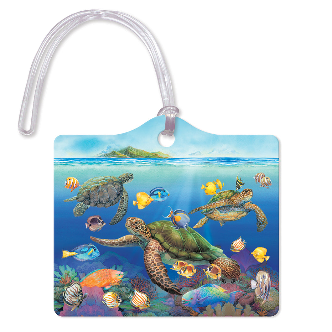 Ocean of Friends Luggage Tag