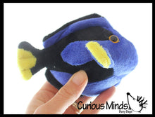 Load image into Gallery viewer, Cute Mini Blue Tang Fish Plush Stuffed Animal
