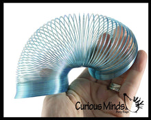 Load image into Gallery viewer, 2.4" Metal Colored Magic Spring Coil Toy -  Sensory Fidget
