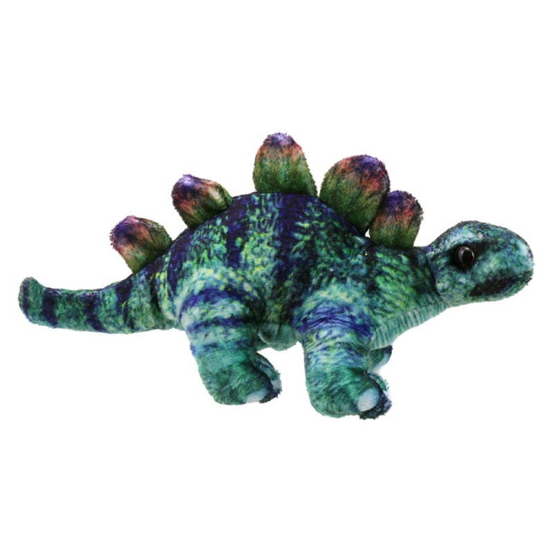 Dinosaur Finger Puppets - Stegosaurus (Green)