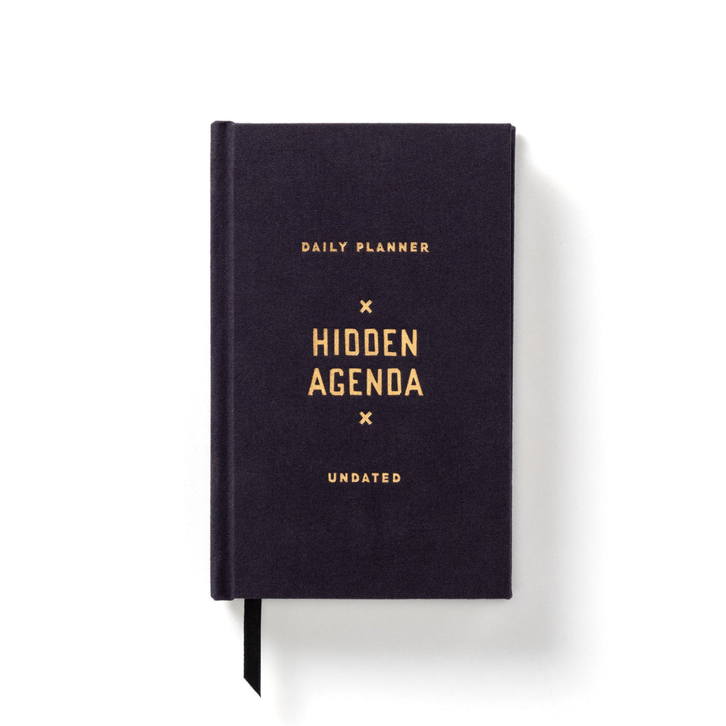 Hidden Agenda: Undated Daily Planner