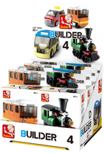 Load image into Gallery viewer, Builder City Vehicles Building Bricks Display Set (428 Pcs)
