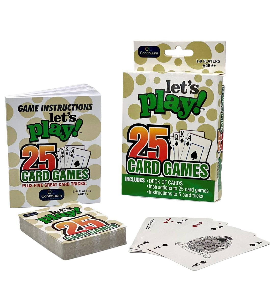 Lets Play 25 Games  Cards