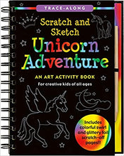 Load image into Gallery viewer, Unicorn Adventure Scratch and Sketch: An Art Activity Book for Creative Kids of All Ages by Lee Nemmers

