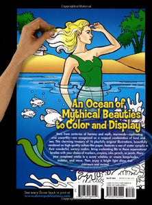 Mermaids Stained Glass Coloring Book by Eileen Rudisill Miller