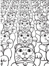 Load image into Gallery viewer, Maneki Neko Lucky Cat Coloring Book by Arkady Roytman
