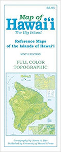 UH Press Map of Hawai‘i: The Big Island by James A. Bier