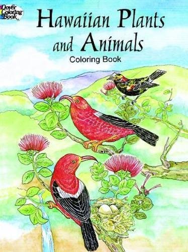 Hawaiian Plants & Animals Coloring Book by Yuko Green