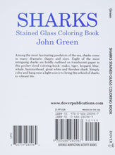 Load image into Gallery viewer, Little Activity Books Sharks Stained Glass by John Green
